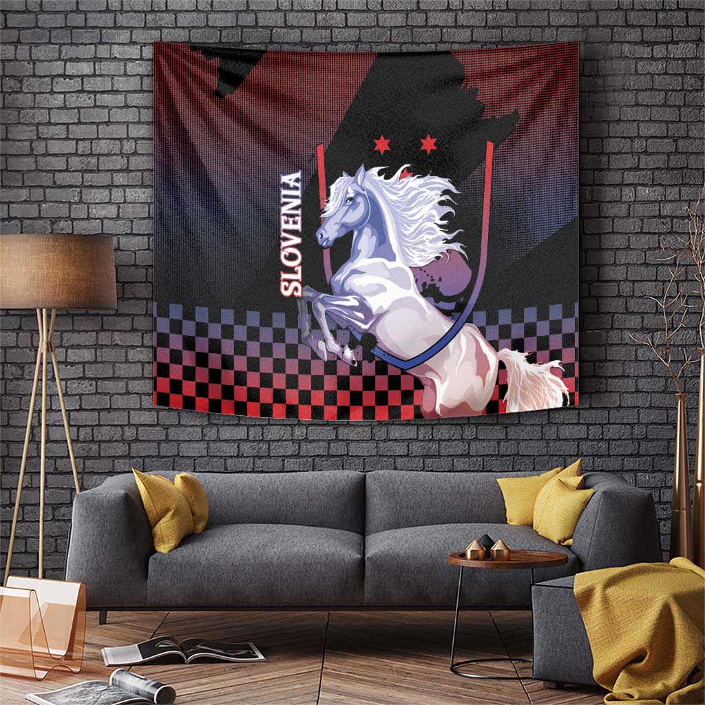 Slovenia Tapestry The Lipizzaner Horse - Wonder Print Shop