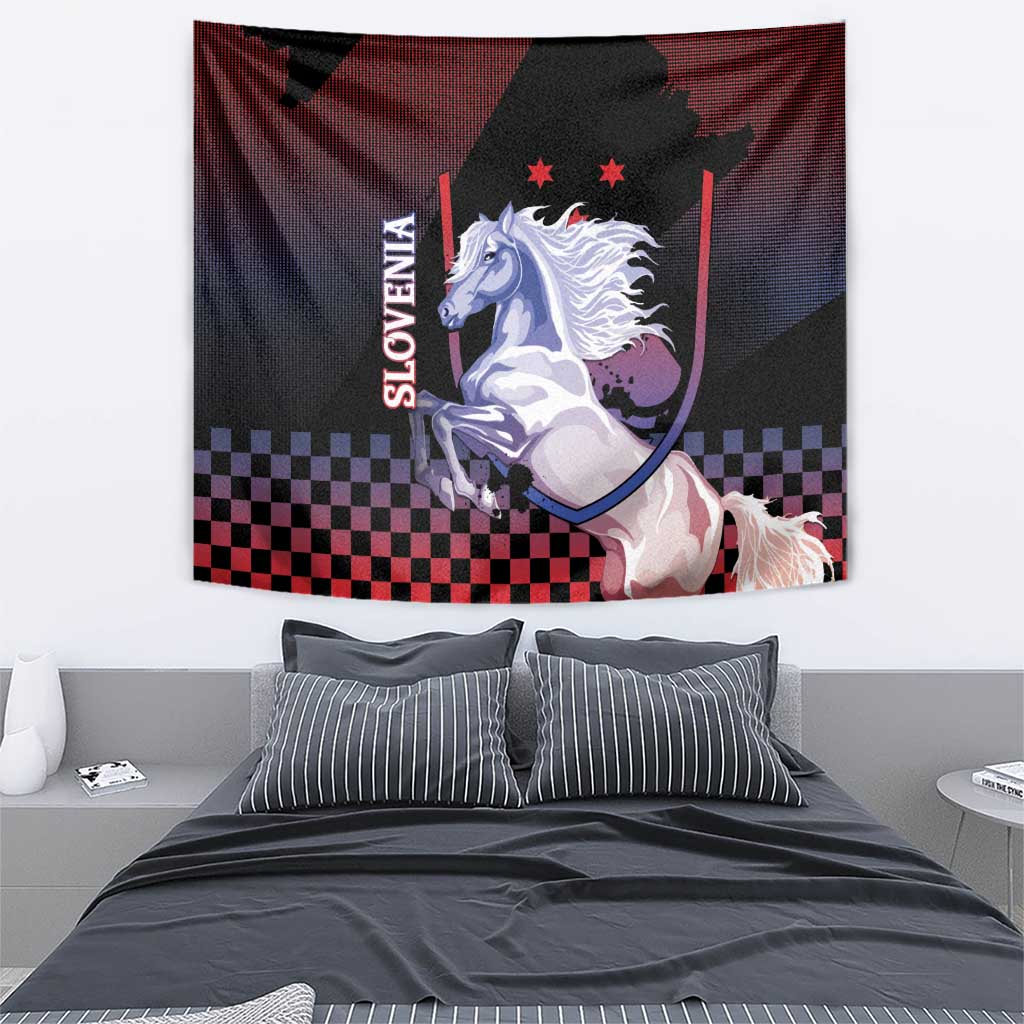 Slovenia Tapestry The Lipizzaner Horse - Wonder Print Shop