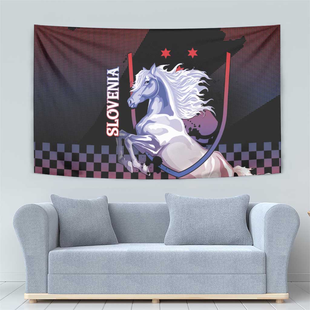 Slovenia Tapestry The Lipizzaner Horse - Wonder Print Shop