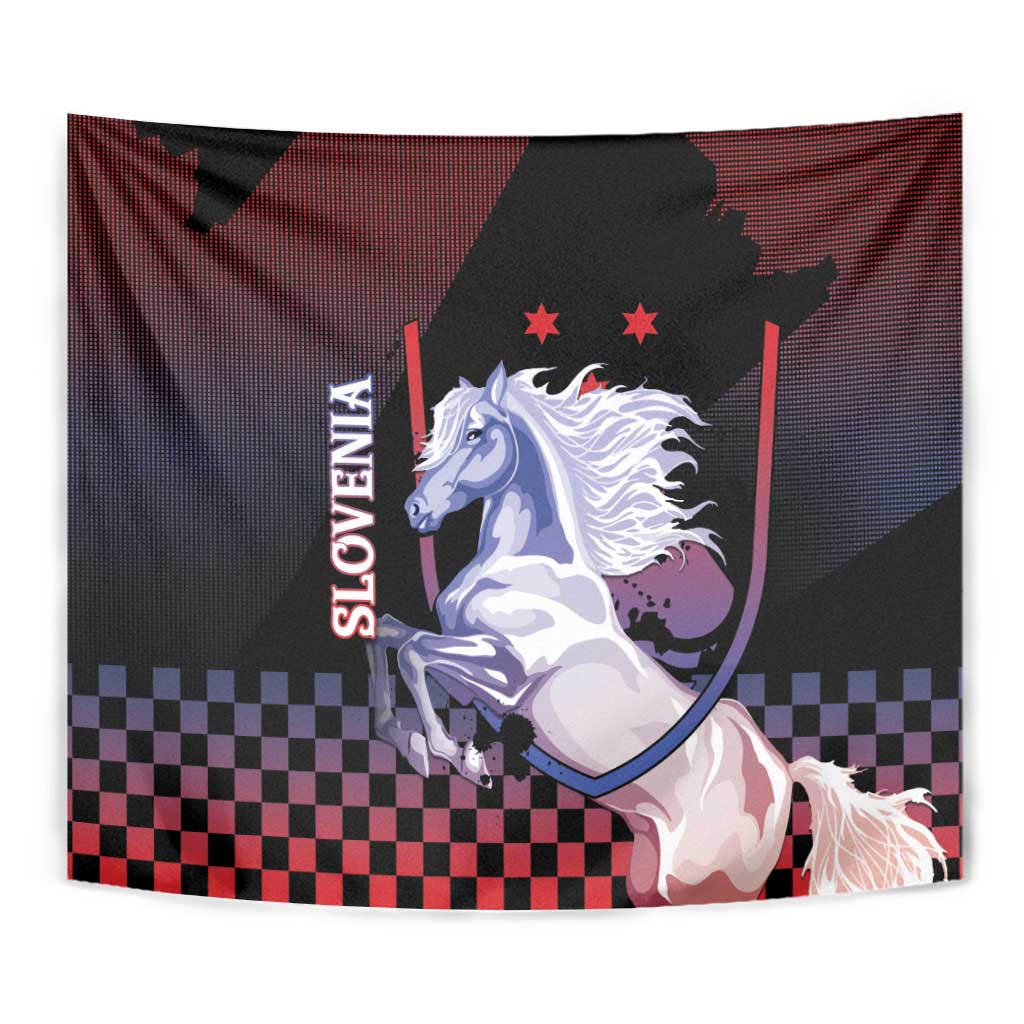 Slovenia Tapestry The Lipizzaner Horse - Wonder Print Shop