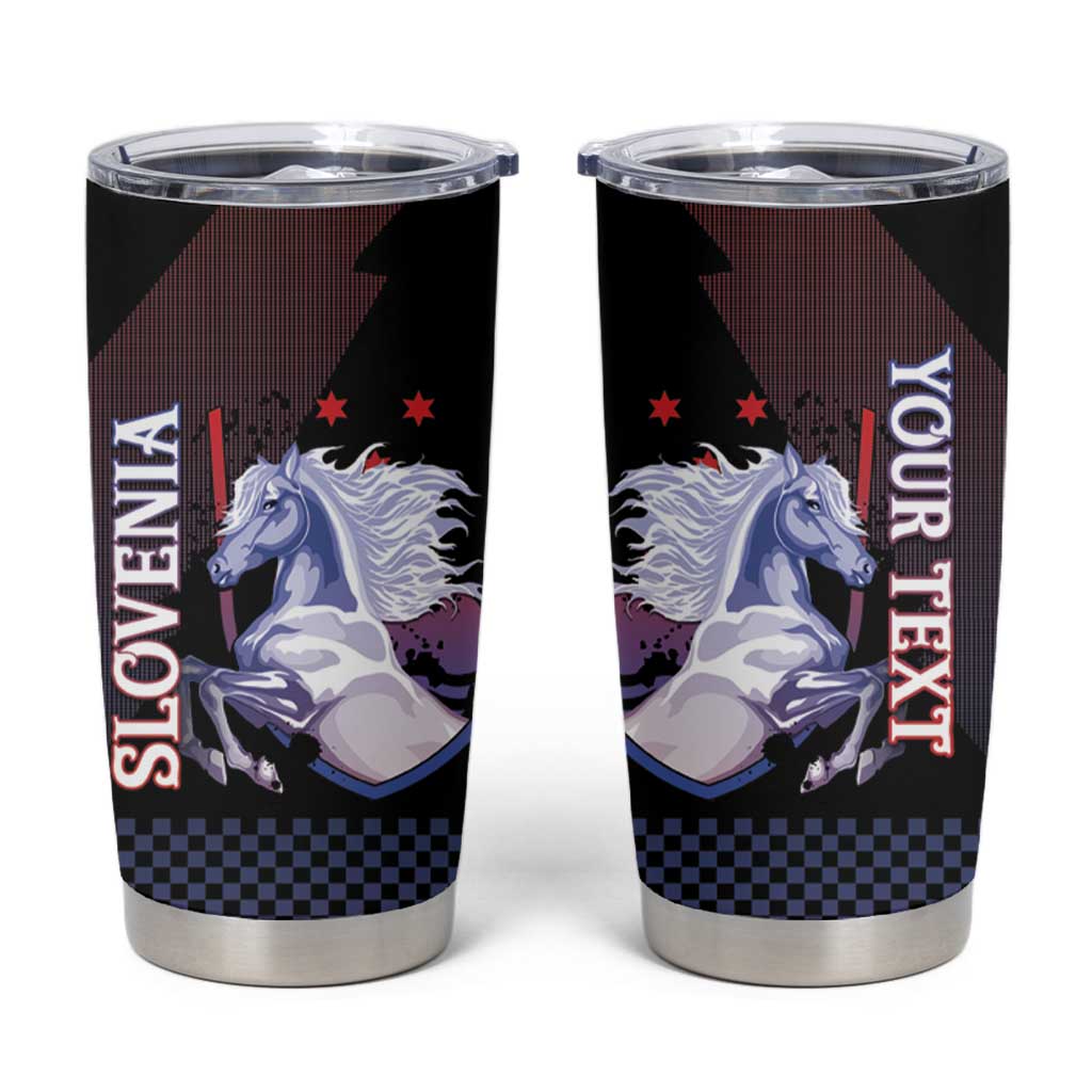 Personalized Slovenia Tumbler Cup The Lipizzaner Horse - Wonder Print Shop