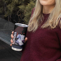 Personalized Slovenia Tumbler Cup The Lipizzaner Horse - Wonder Print Shop