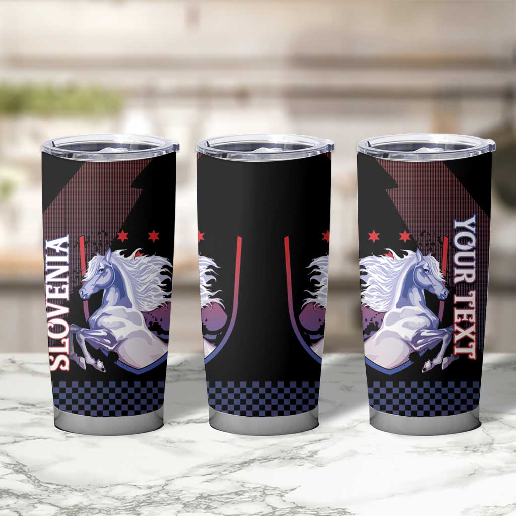 Personalized Slovenia Tumbler Cup The Lipizzaner Horse - Wonder Print Shop