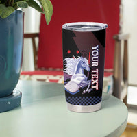 Personalized Slovenia Tumbler Cup The Lipizzaner Horse - Wonder Print Shop