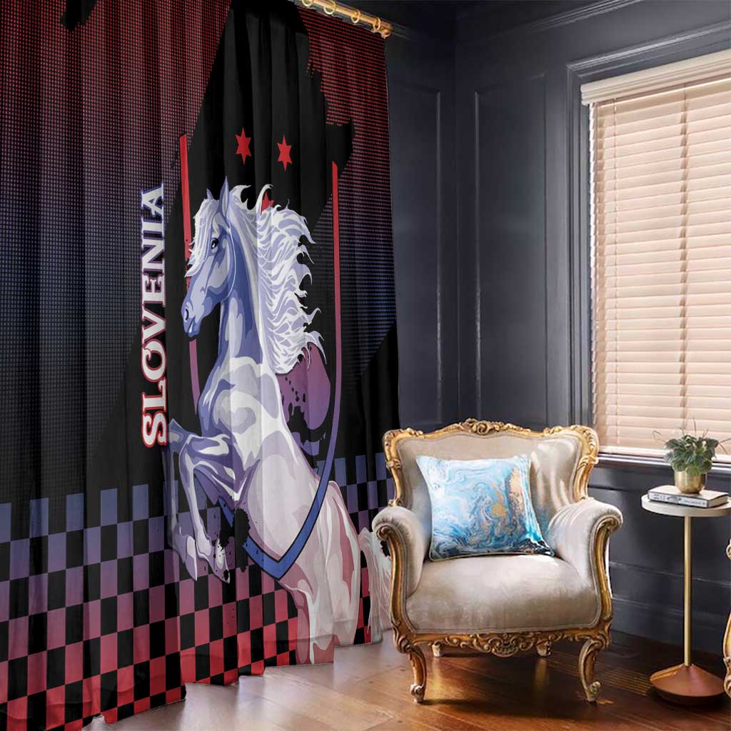 Slovenia Window Curtain The Lipizzaner Horse - Wonder Print Shop