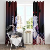 Slovenia Window Curtain The Lipizzaner Horse - Wonder Print Shop