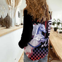 Personalized Slovenia Women Casual Shirt The Lipizzaner Horse - Wonder Print Shop