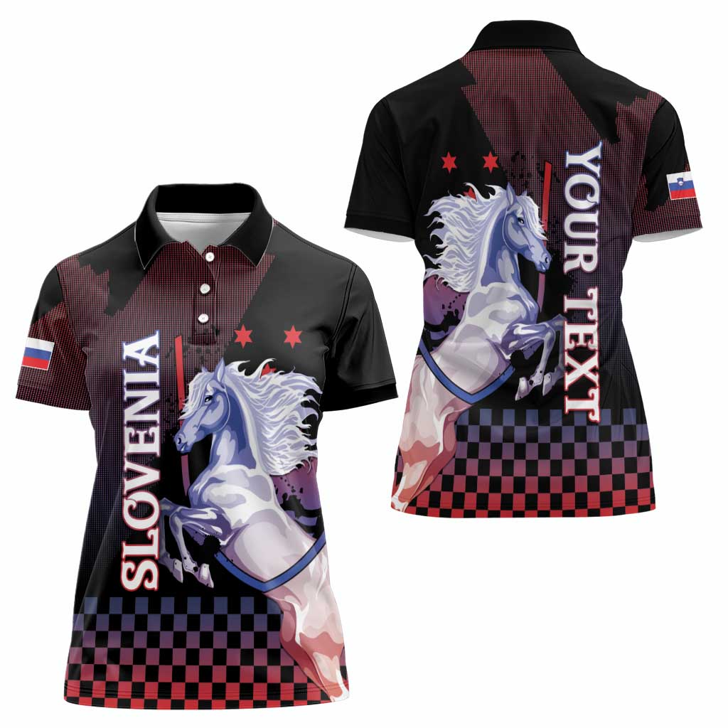 Personalized Slovenia Women Polo Shirt The Lipizzaner Horse - Wonder Print Shop