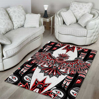 Canada Haida Area Rug Thunderbird Northwest Coast Indigenous - Wonder Print Shop