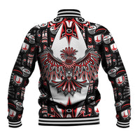 Canada Haida Baseball Jacket Thunderbird Northwest Coast Indigenous - Wonder Print Shop