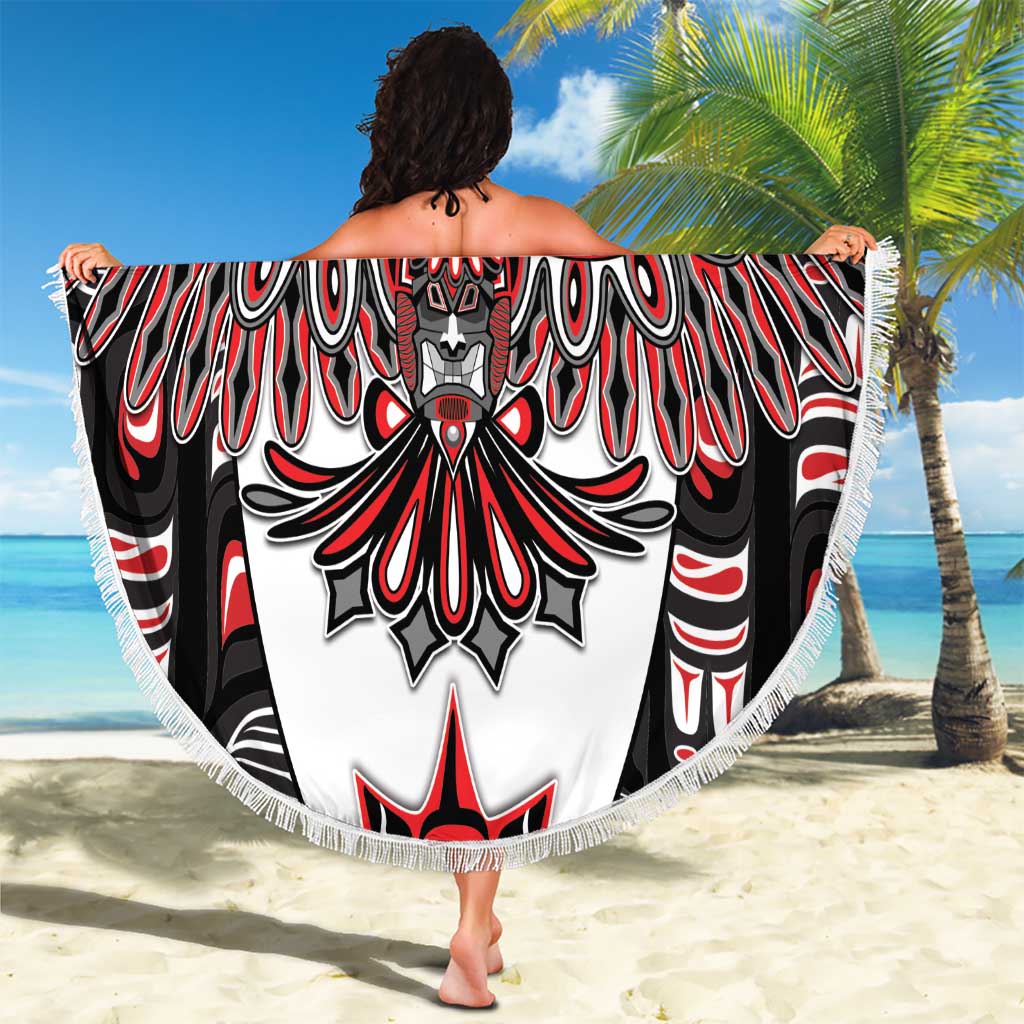 Canada Haida Beach Blanket Thunderbird Northwest Coast Indigenous - Wonder Print Shop