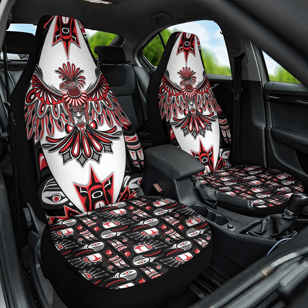 Canada Haida Car Seat Cover Thunderbird Northwest Coast Indigenous - Wonder Print Shop