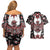 Canada Haida Couples Matching Off Shoulder Short Dress and Hawaiian Shirt Thunderbird Northwest Coast Indigenous - Wonder Print Shop