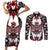 Canada Haida Couples Matching Short Sleeve Bodycon Dress and Long Sleeve Button Shirt Thunderbird Northwest Coast Indigenous - Wonder Print Shop