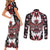 Canada Haida Couples Matching Short Sleeve Bodycon Dress and Long Sleeve Button Shirt Thunderbird Northwest Coast Indigenous - Wonder Print Shop