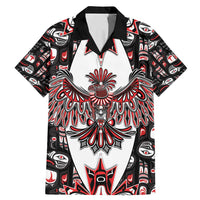 Canada Haida Family Matching Mermaid Dress and Hawaiian Shirt Thunderbird Northwest Coast Indigenous - Wonder Print Shop