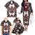 Canada Haida Family Matching Off The Shoulder Long Sleeve Dress and Hawaiian Shirt Thunderbird Northwest Coast Indigenous - Wonder Print Shop