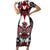Canada Haida Family Matching Short Sleeve Bodycon Dress and Hawaiian Shirt Thunderbird Northwest Coast Indigenous - Wonder Print Shop