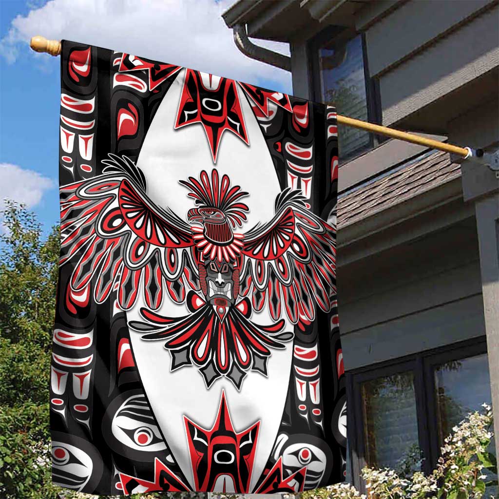 Canada Haida Garden Flag Thunderbird Northwest Coast Indigenous - Wonder Print Shop