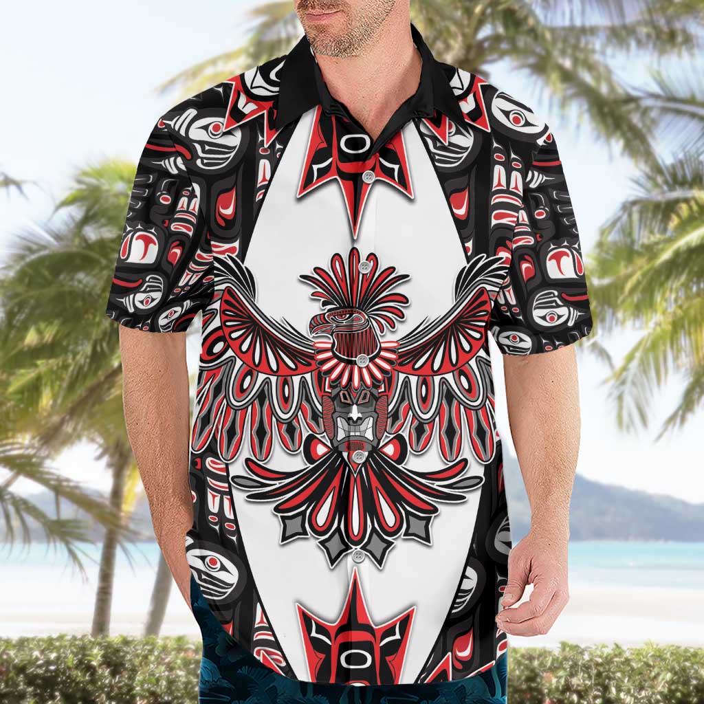 Canada Haida Hawaiian Shirt Thunderbird Northwest Coast Indigenous - Wonder Print Shop