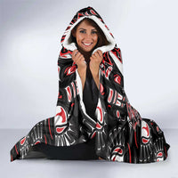 Canada Haida Hooded Blanket Thunderbird Northwest Coast Indigenous - Wonder Print Shop