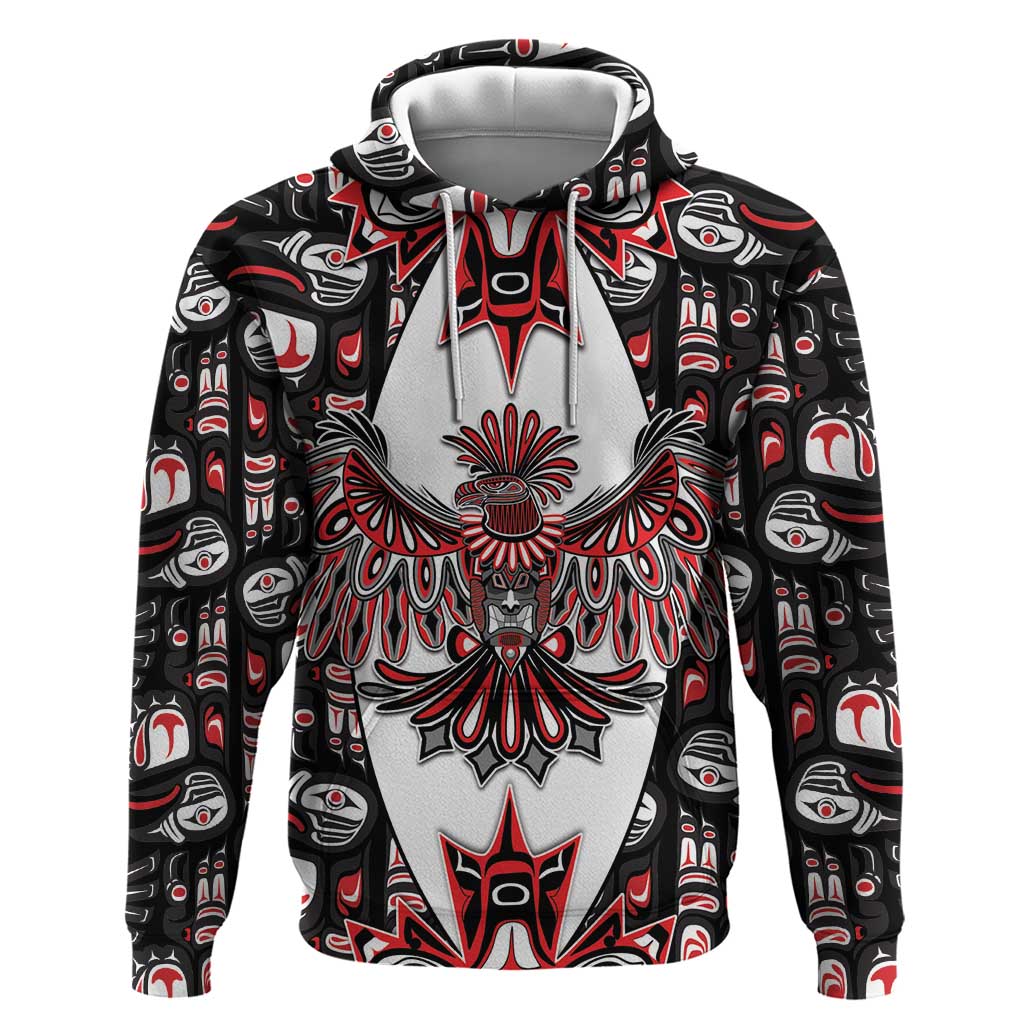 Canada Haida Hoodie Thunderbird Northwest Coast Indigenous - Wonder Print Shop