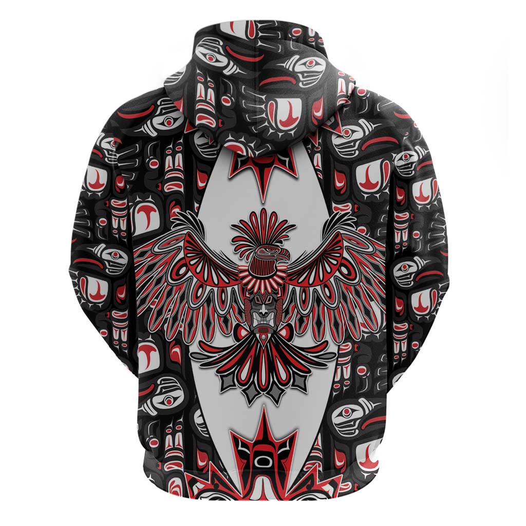 Canada Haida Hoodie Thunderbird Northwest Coast Indigenous - Wonder Print Shop