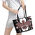 Canada Haida Leather Tote Bag Thunderbird Northwest Coast Indigenous - Wonder Print Shop