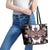Canada Haida Leather Tote Bag Thunderbird Northwest Coast Indigenous - Wonder Print Shop