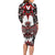 Canada Haida Long Sleeve Bodycon Dress Thunderbird Northwest Coast Indigenous - Wonder Print Shop