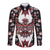 Canada Haida Long Sleeve Button Shirt Thunderbird Northwest Coast Indigenous - Wonder Print Shop