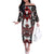 Canada Haida Off The Shoulder Long Sleeve Dress Thunderbird Northwest Coast Indigenous - Wonder Print Shop