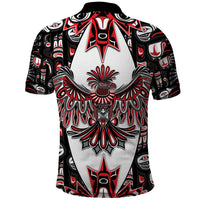 Canada Haida Polo Shirt Thunderbird Northwest Coast Indigenous - Wonder Print Shop