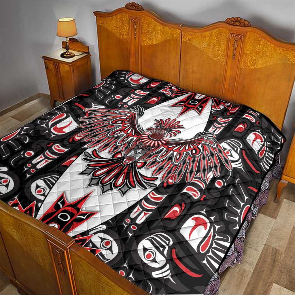 Canada Haida Quilt Thunderbird Northwest Coast Indigenous - Wonder Print Shop