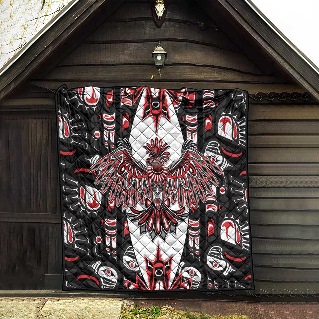 Canada Haida Quilt Thunderbird Northwest Coast Indigenous - Wonder Print Shop