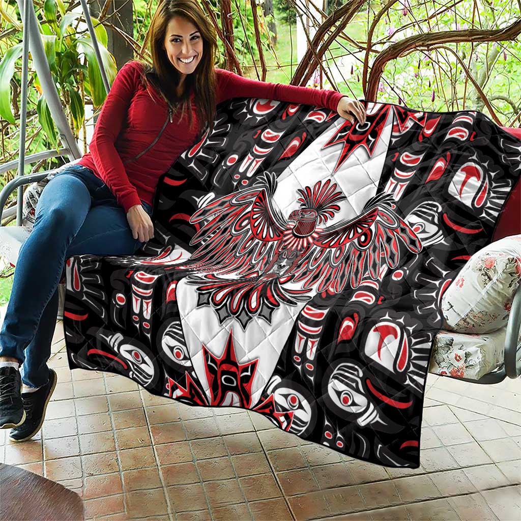 Canada Haida Quilt Thunderbird Northwest Coast Indigenous - Wonder Print Shop
