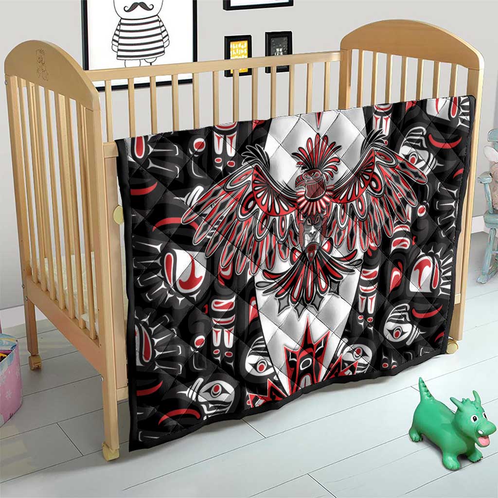 Canada Haida Quilt Thunderbird Northwest Coast Indigenous - Wonder Print Shop