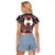 Canada Haida Raglan Cropped T Shirt Thunderbird Northwest Coast Indigenous - Wonder Print Shop