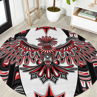 Canada Haida Round Carpet Thunderbird Northwest Coast Indigenous - Wonder Print Shop