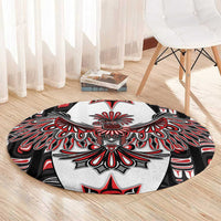 Canada Haida Round Carpet Thunderbird Northwest Coast Indigenous - Wonder Print Shop