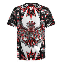 Canada Haida Rugby Jersey Thunderbird Northwest Coast Indigenous - Wonder Print Shop