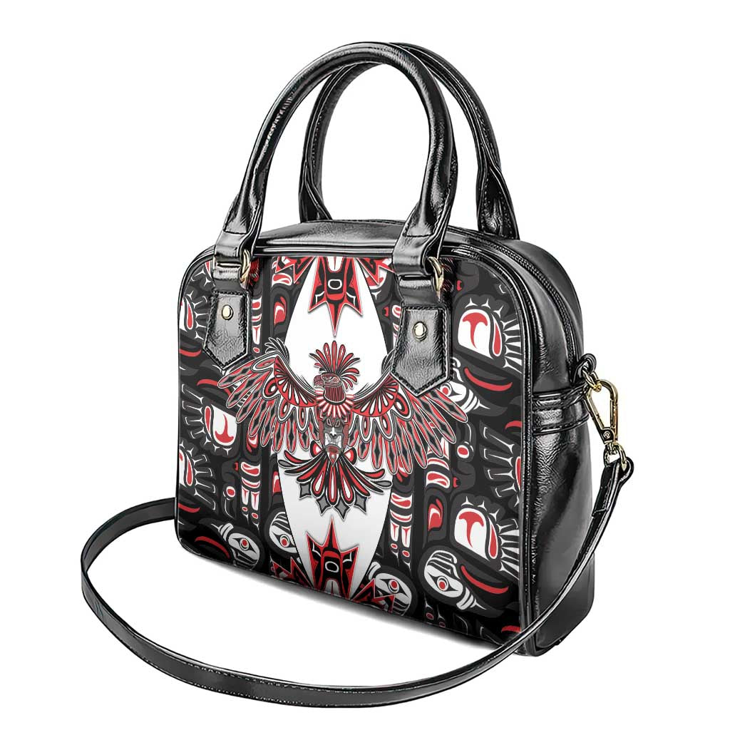 Canada Haida Shoulder Handbag Thunderbird Northwest Coast Indigenous - Wonder Print Shop