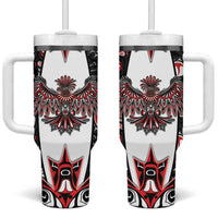 Canada Haida Tumbler With Handle Thunderbird Northwest Coast Indigenous - Wonder Print Shop