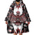 Canada Haida Wearable Blanket Hoodie Thunderbird Northwest Coast Indigenous - Wonder Print Shop
