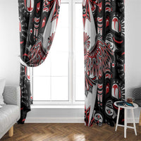 Canada Haida Window Curtain Thunderbird Northwest Coast Indigenous - Wonder Print Shop