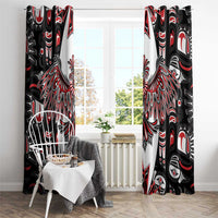 Canada Haida Window Curtain Thunderbird Northwest Coast Indigenous - Wonder Print Shop