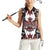 Canada Haida Women Sleeveless Polo Shirt Thunderbird Northwest Coast Indigenous - Wonder Print Shop