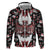 Canada Haida Zip Hoodie Thunderbird Northwest Coast Indigenous - Wonder Print Shop