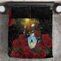 Saint Lucia Bedding Set Rose Iron Helmet - Wonder Print Shop