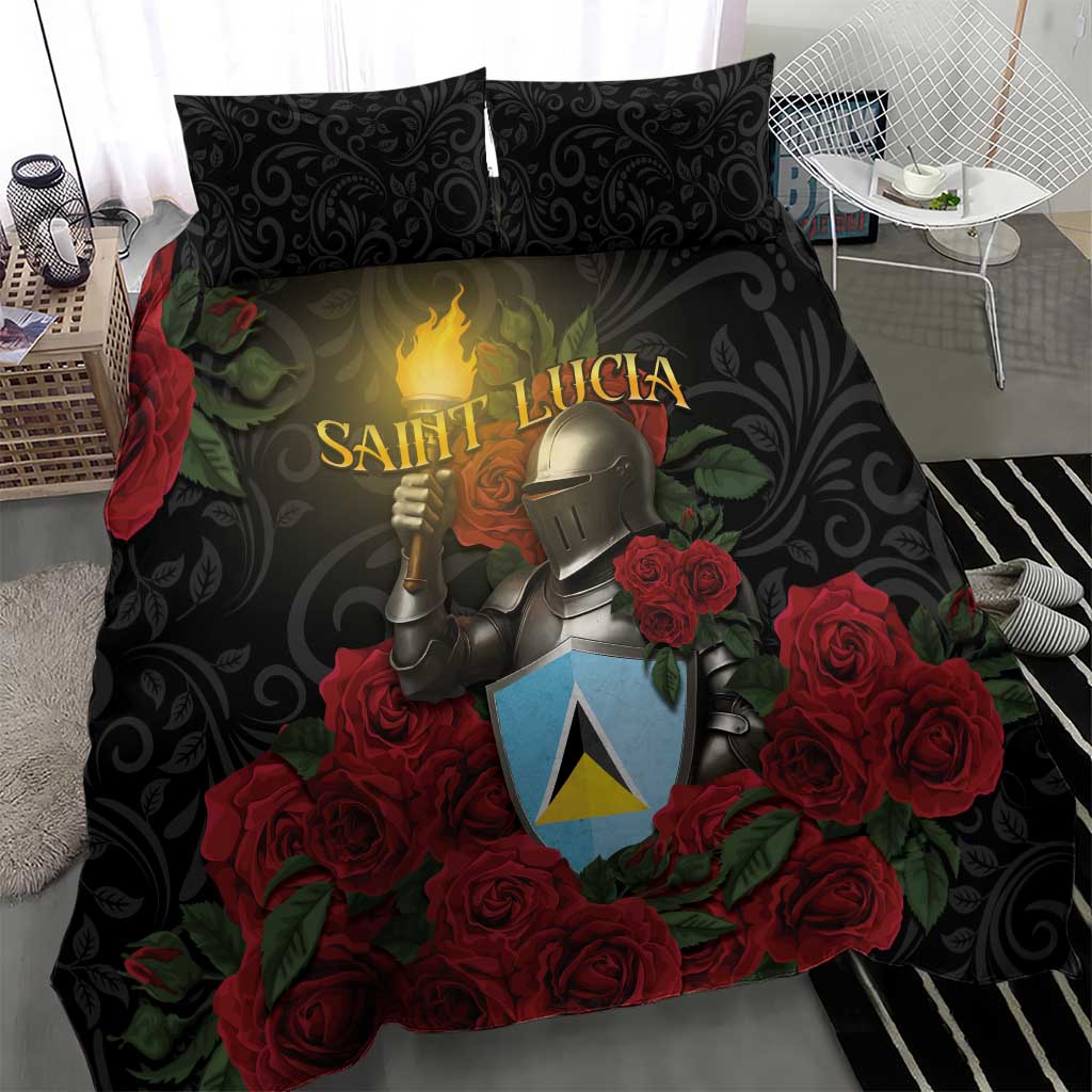 Saint Lucia Bedding Set Rose Iron Helmet - Wonder Print Shop